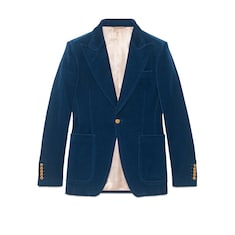 Velvet formal jacket