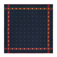 Bee pattern silk pocket square