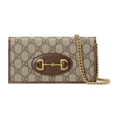 Gucci Horsebit 1955 Brieftasche mit Kettenriemen