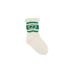 Baby Interlocking G cotton socks