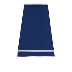 Wool skirt with contrast trim