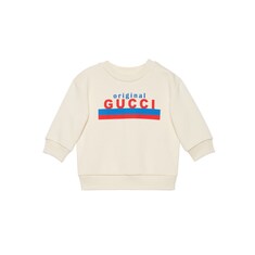 Свитшот с надписью «Original Gucci» для детей 0–1 года