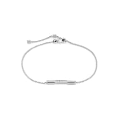 สร้อยข้อมือ Gucci Link to Love bracelet with diamonds