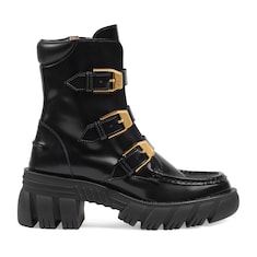 Damenstiefelette mit Schnallen