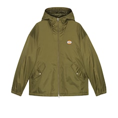 Chaqueta con capucha de lona ligera
