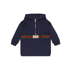 جاكيت من القطن مزيّن بعلامة Gucci للأطفال الرضّع