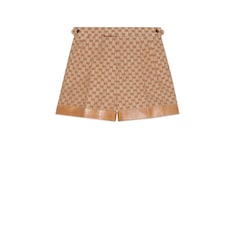 GG linen canvas shorts