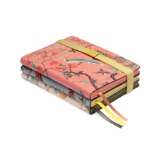 Drei kleine Notizbücher mit Tian-Print