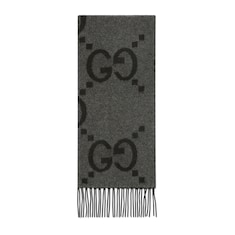 Bufanda de jacquard de cachemira GG