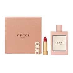 Set de belleza de barra de labios y perfume