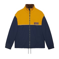 Technical jersey jacket with detachable sleeves