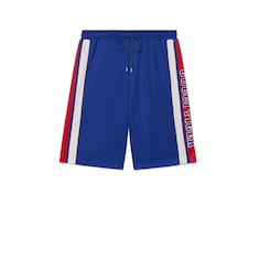 Gucci Tiger shorts de punto de algodón a rayas
