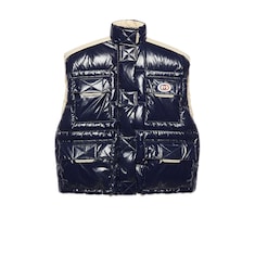 Chaleco reversible de nylon acolchado