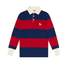 Polo in lana a righe