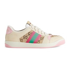 Sneaker Screener donna con cristalli GG