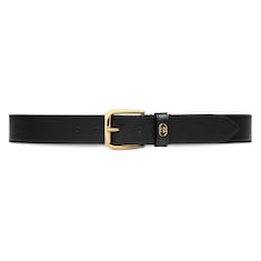 Belt with square buckle and Interlocking G