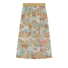 Gucci Tiger jacquard pleated skirt