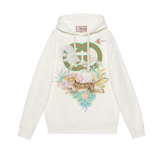 Gucci Tiger sudadera con capucha con GG 