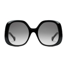 Oval-frame sunglasses