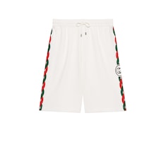 Cotton jersey shorts with Interlocking G