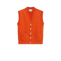 เสื้อกั๊ก GG wool jacquard vest