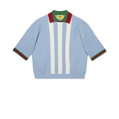 adidas x Gucci viscose polo
