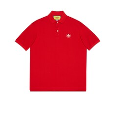adidas x Gucci cotton piquet polo