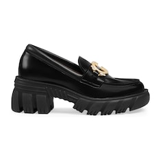 Women's lug sole Interlocking G loafer