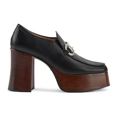 Mocasines Horsebit con plataforma para mujer