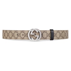 เข็มขัด Reversible belt with Interlocking G buckle
