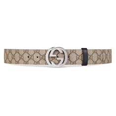 Reversible belt with Interlocking G buckle