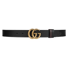 Ceinture fine réversible GG Marmont