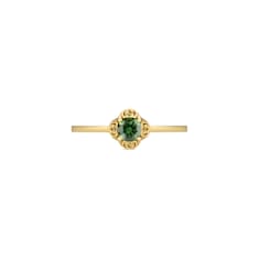 Gucci Interlocking ring with tourmaline