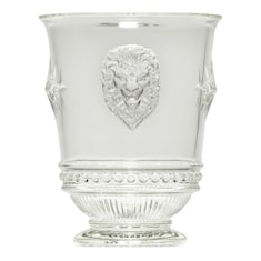 Lion head glass