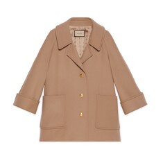 Wool blend coat