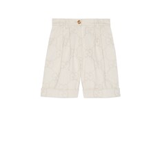 Maxi GG cotton shorts