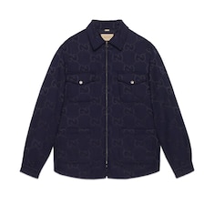 Giacca in cotone jumbo GG