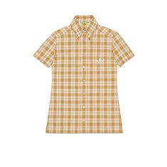 adidas x Gucci check cotton shirt