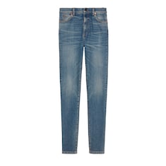 Denim trousers with Horsebit