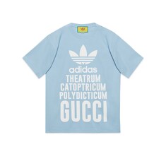 adidas x Gucci T-Shirt aus Baumwolljersey