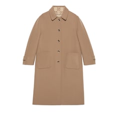 Reversible GG wool coat