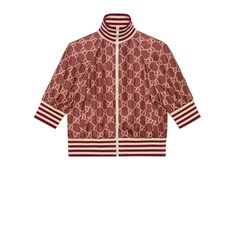 Chaqueta de seda con GG Supreme