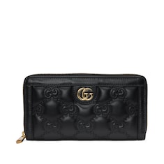 กระเป๋าสตางค์ GG Matelassé zip-around wallet