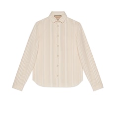 Striped cotton shirt