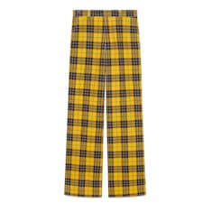 Hose aus Baumwolle mit Schottenkaro