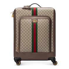 حقيبة سفر مع عجلات Gucci Savoy بالحجم المتوسط GG