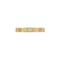 Anillo Icon de 18 quilates diamante y corazón