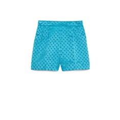 Baby Square G cotton faille Bermuda