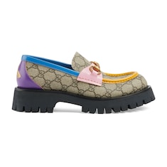 Mocassins GG à semelle crantée pour femme