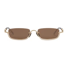 Lentes de sol con marco rectangular
